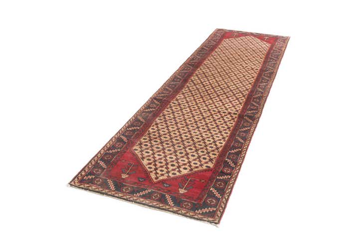 3' 9 x 13' 5 Hamedan Runner Rug