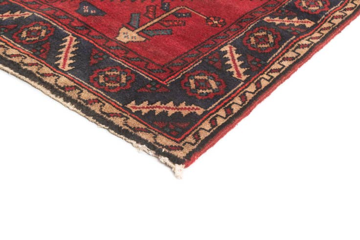 Detail image of 3' 9 x 13' 5 Hamedan Runner Rug