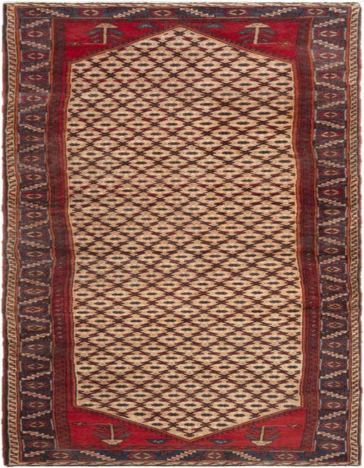 Detail image of 3' 9 x 13' 5 Hamedan Runner Rug