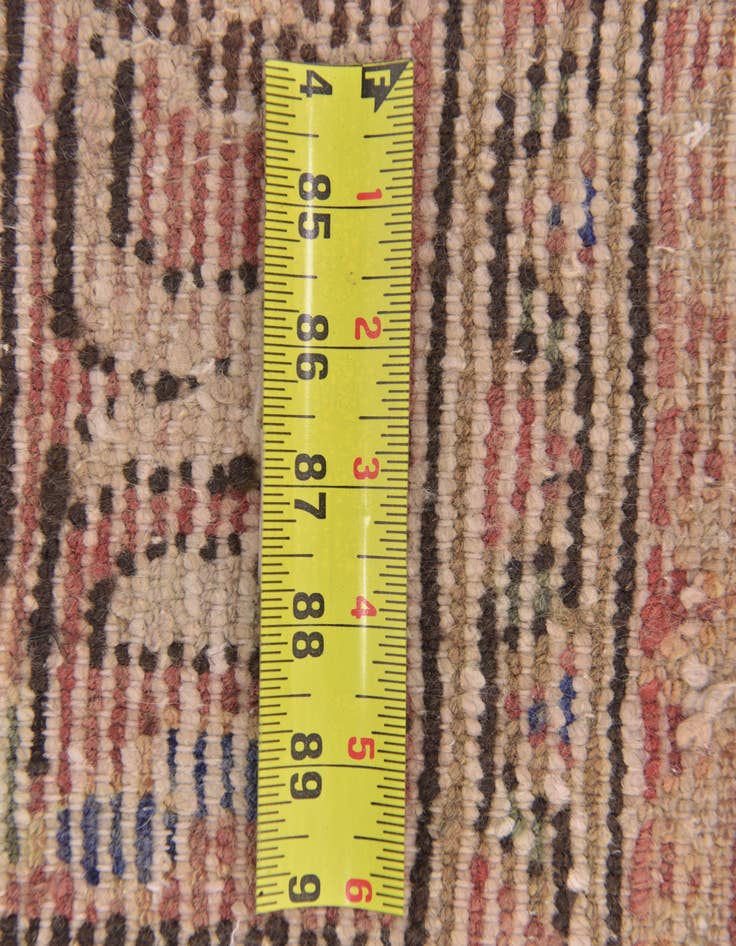 Detail image of 3' 6 x 13' Hand Knotted Hamedan Persian Wool Runner Rug
