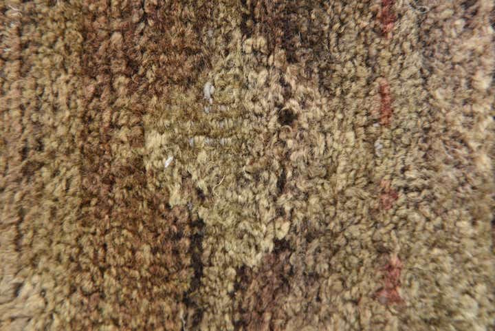 3' 9 x 7' 5 Hand Knotted Hamedan Persian Wool Runner Rug