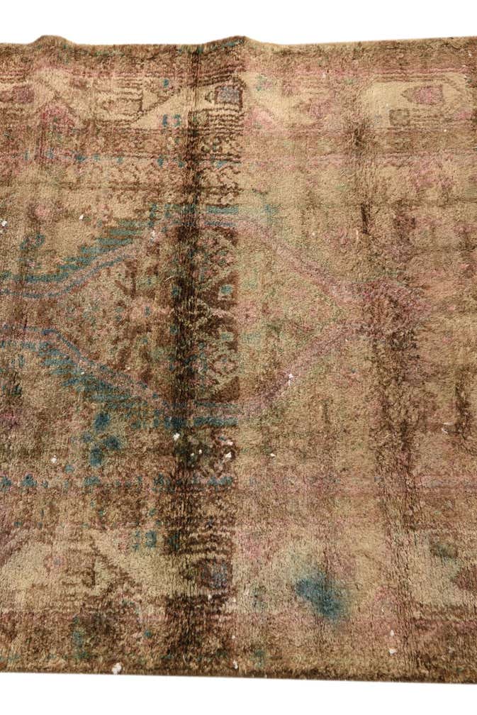 3' 2 x 6' 4 Hand Knotted Hamedan Persian Wool Runner Rug