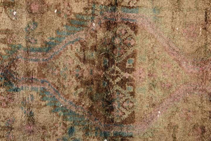 3' 2 x 6' 4 Hand Knotted Hamedan Persian Wool Runner Rug