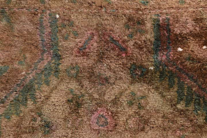 3' 2 x 6' 4 Hand Knotted Hamedan Persian Wool Runner Rug