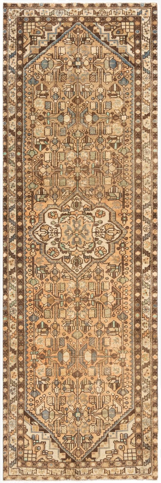 3' 1 x 9' 9 Hamedan Runner Rug