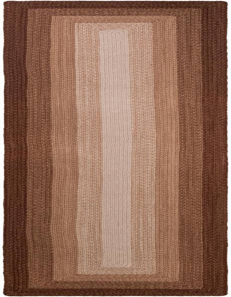 Detail image of 2' 7 x 12' Handmade Hand Braided Wool Runner Rug