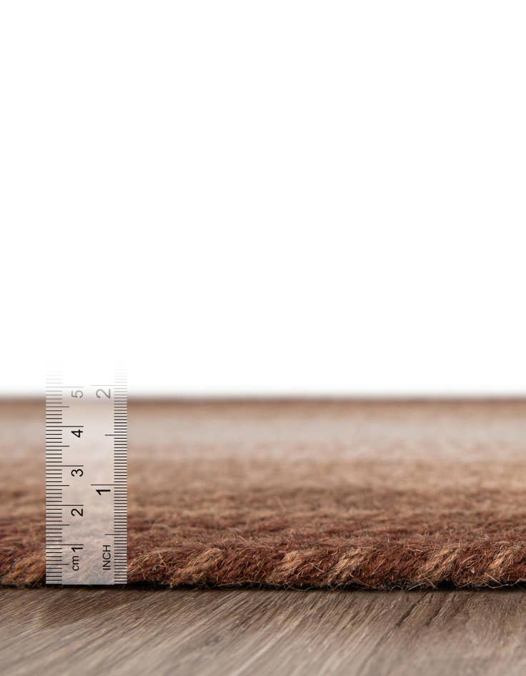 Detail image of 2' x 6' 1  Hand Hand Braided Wool Runner Rug