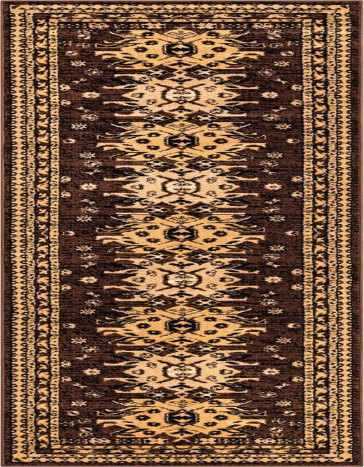 Detail image of 2' 7 x 10' Heriz Design Runner Rug