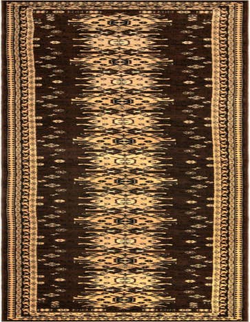 Detail image of 3' x 16' 5 Heriz Design Runner Rug