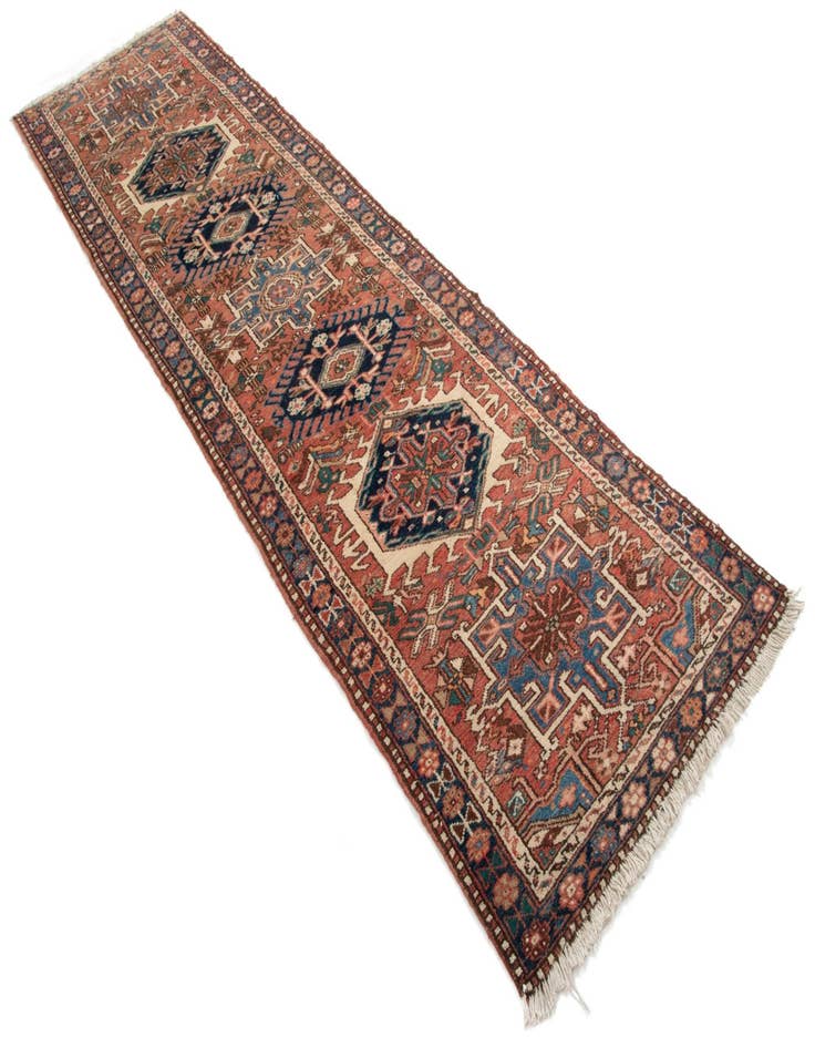 Detail image of 2' 9 x 10' 4 Heriz Wool Runner Rug