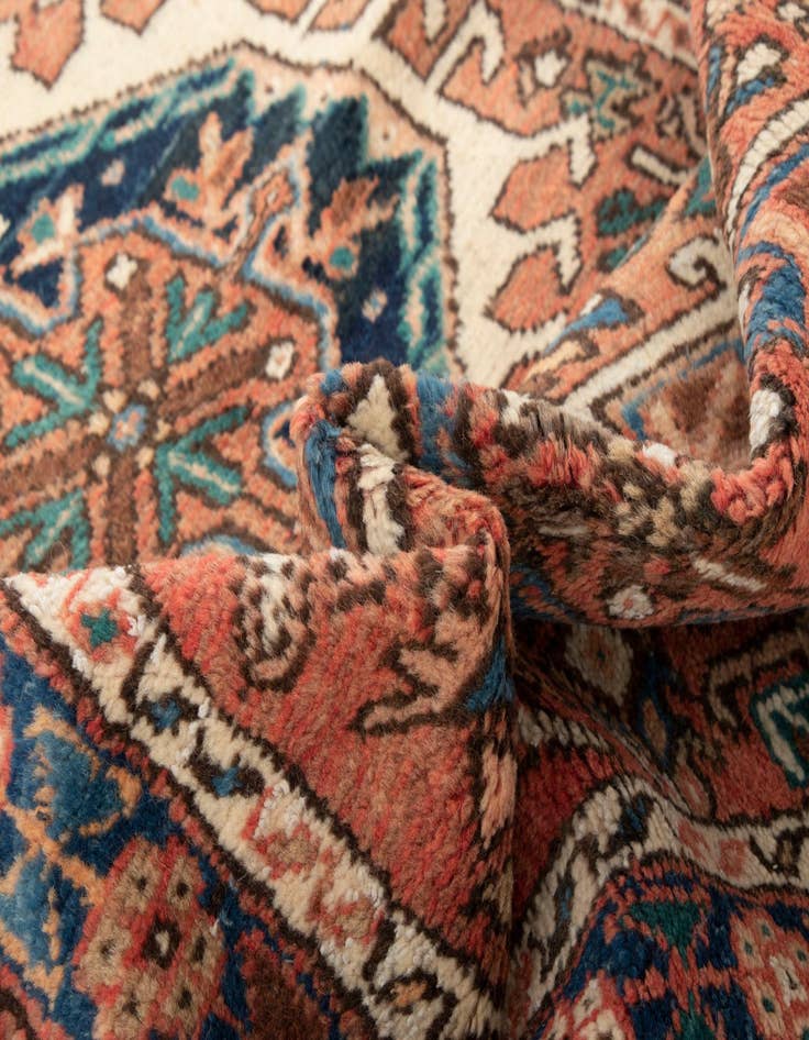 Detail image of 2' 9 x 10' 4 Heriz Wool Runner Rug