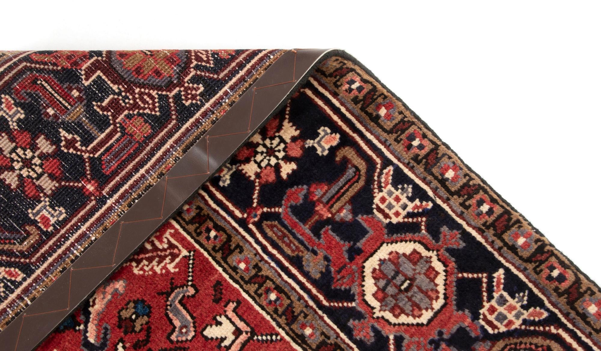 6' 7 x 12' 4 Heriz Wool Runner Rug