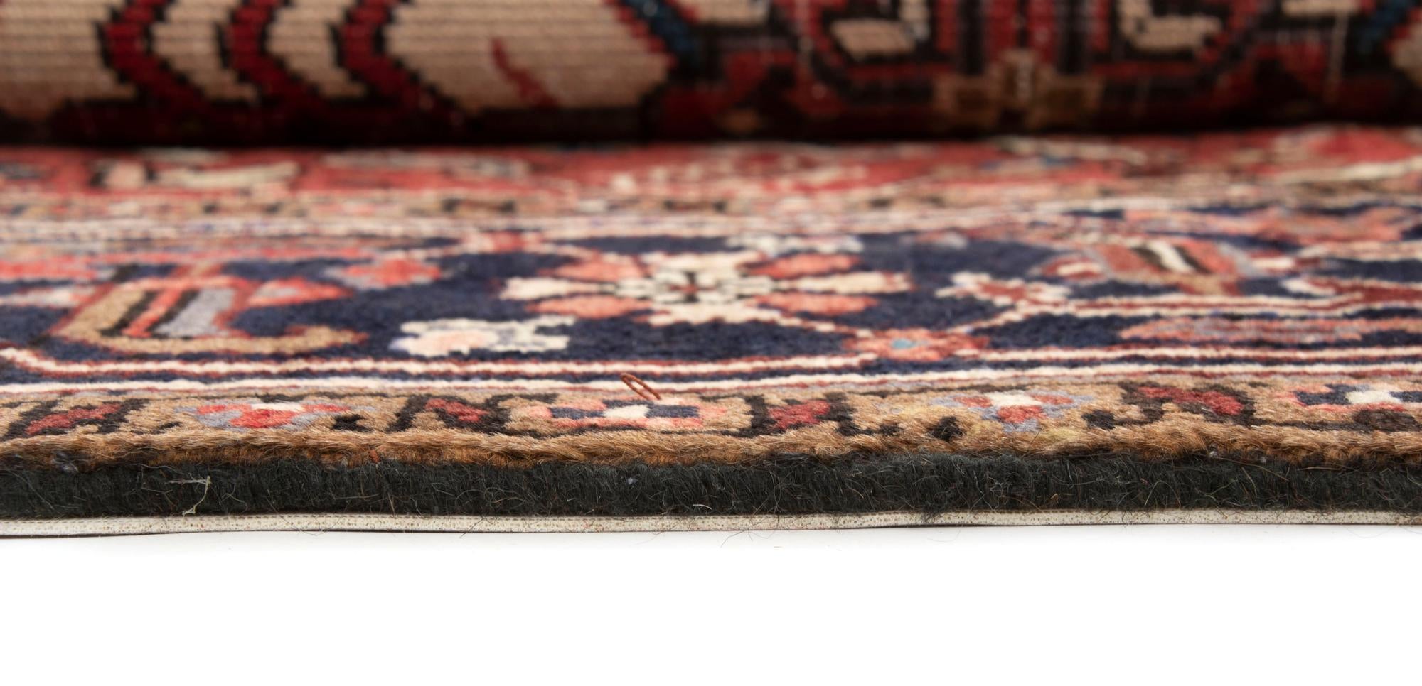 6' 7 x 12' 4 Heriz Wool Runner Rug