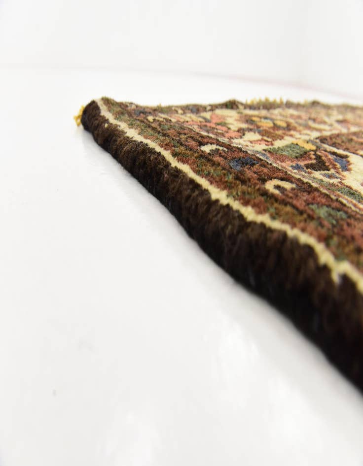 Detail image of 5' 8 x 13' 3  Hand Knotted Hossainabad Persian Wool Runner Rug