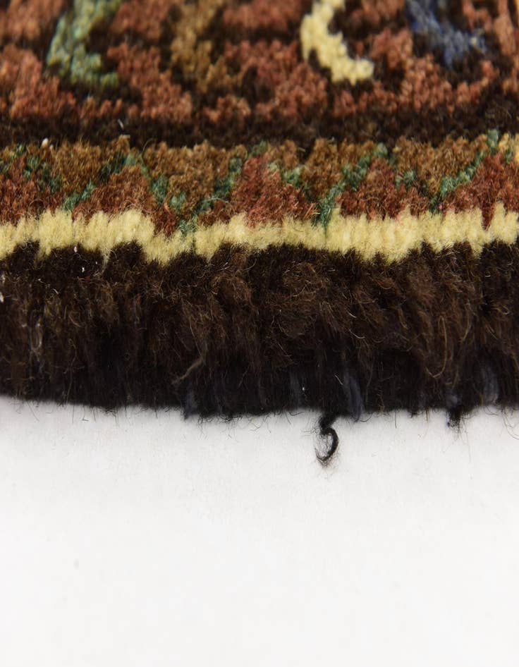 Detail image of 5' 8 x 13' 3  Hand Knotted Hossainabad Persian Wool Runner Rug