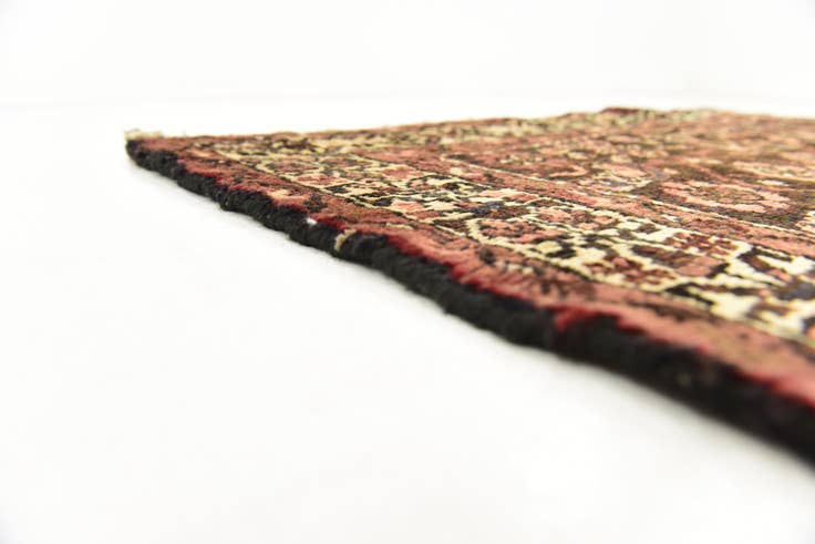 Detail image of 105cm x 305cm anudado a mano Hossainabad Alfombra Persa Lana Pasillera