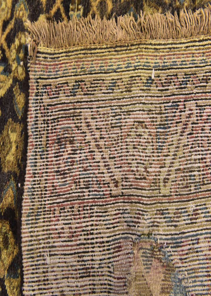 5' x 9' 9 Hand Knotted Hossainabad Persian Wool Runner Rug