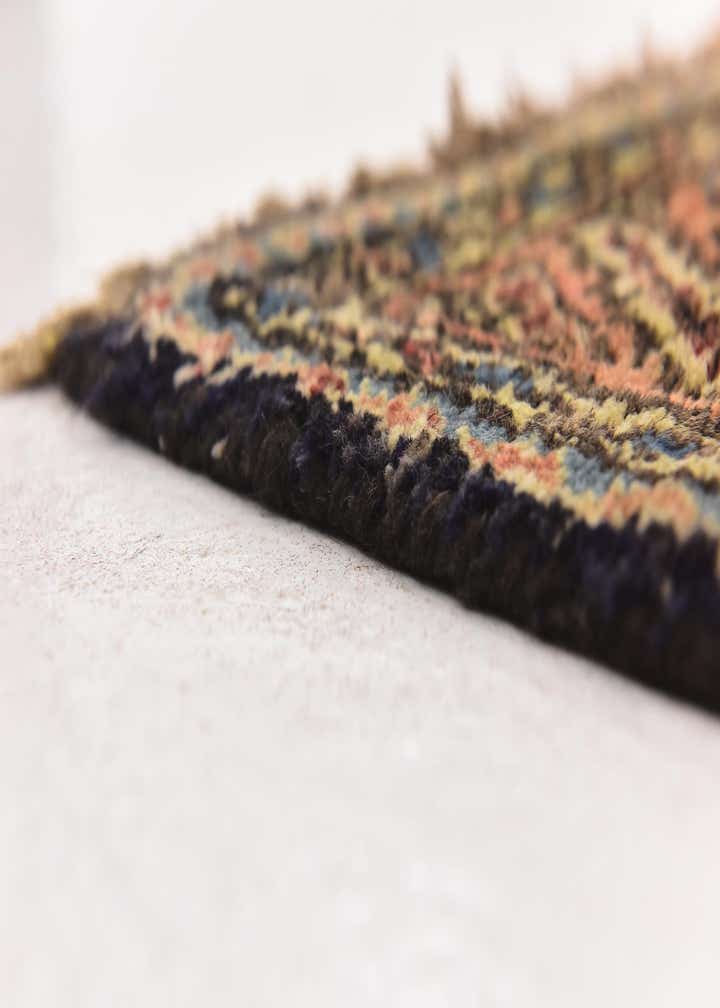 5' x 9' 9 Hand Knotted Hossainabad Persian Wool Runner Rug