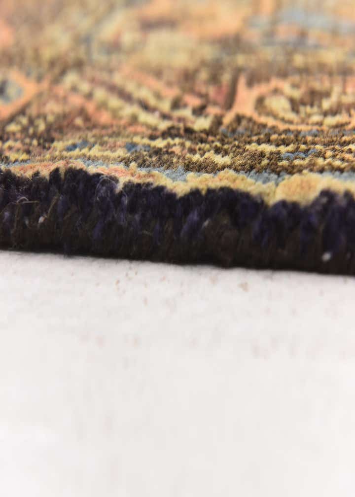 5' x 9' 9 Hand Knotted Hossainabad Persian Wool Runner Rug