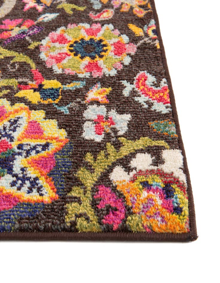Detail image of 2' 7 x 10' Washable Hyacinth Runner Rug