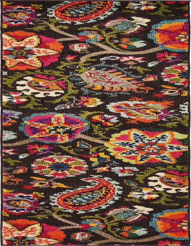Detail image of 2' 2 x 6' 9 Washable Hyacinth Runner Rug