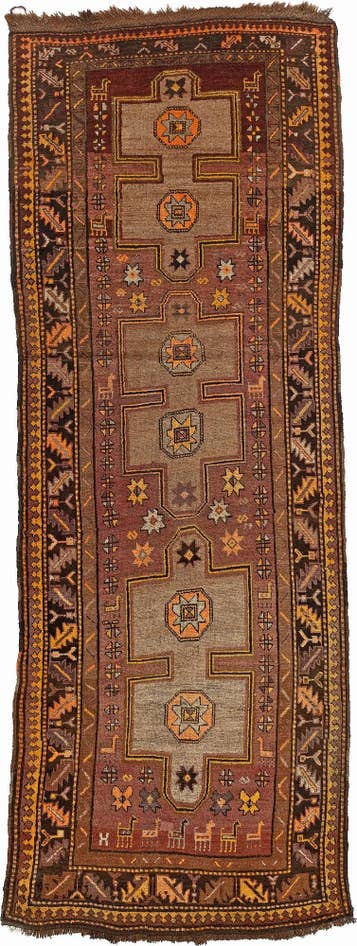 Detail image of 4' 2 x 11' 5 Kars Runner Rug