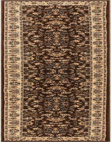 Detail image of 3' x 16' 5 Kashan Design Runner Rug