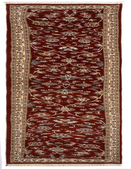 Detail image of 2' 3 x 13' 3 Kashan Wool Runner Rug