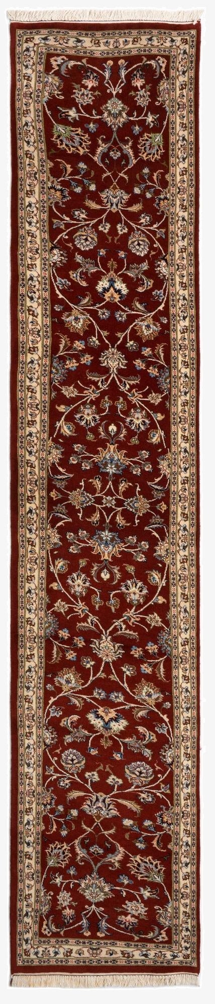 70cm x 405cm Kashan Wool Runner Rug