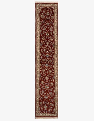 2' 3 x 13' 3 Kashan Wool Runner Rug