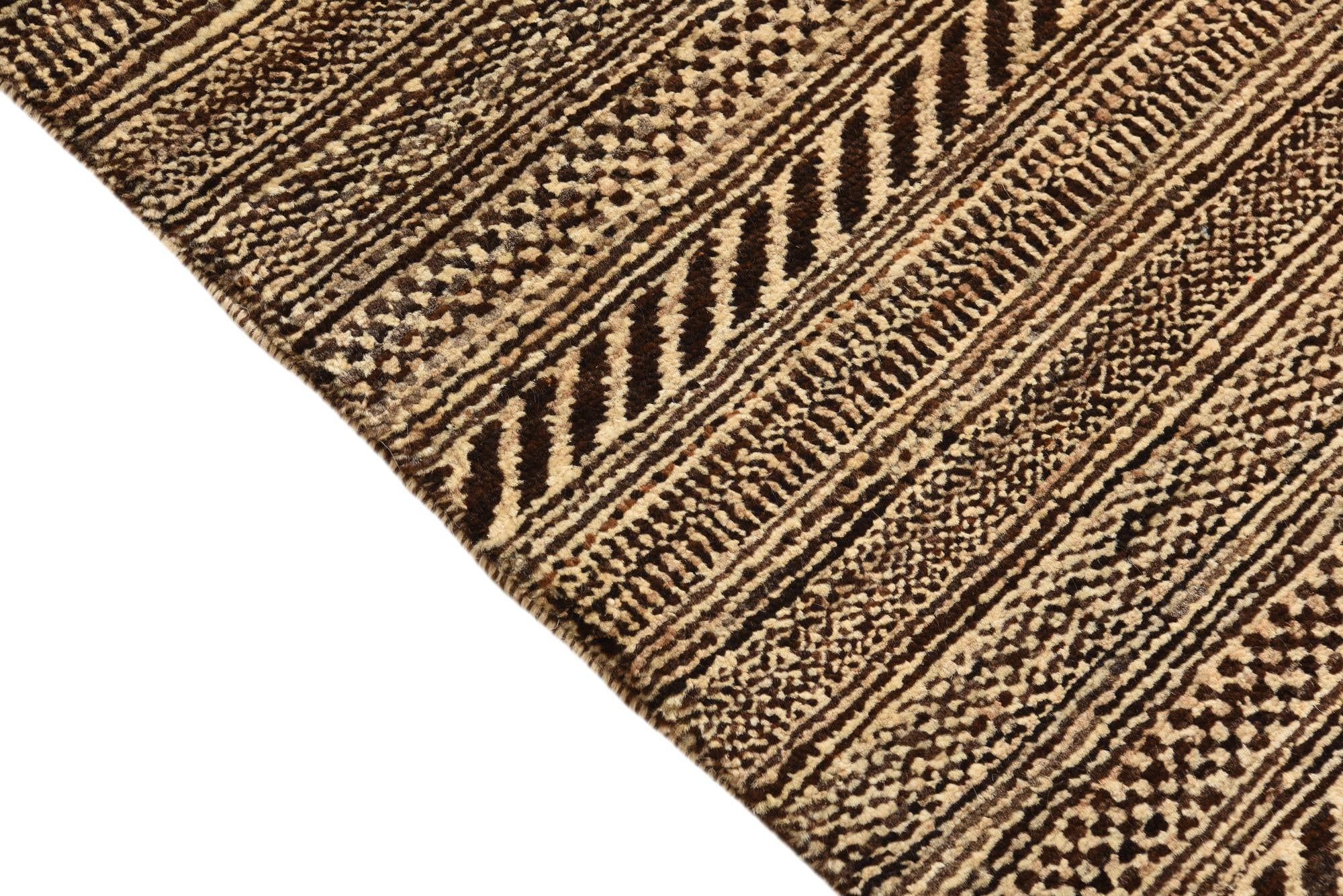 2' 1 x 4' 1 Hand Knotted Kashkuli Gabbeh Oriental Wool Runner Rug