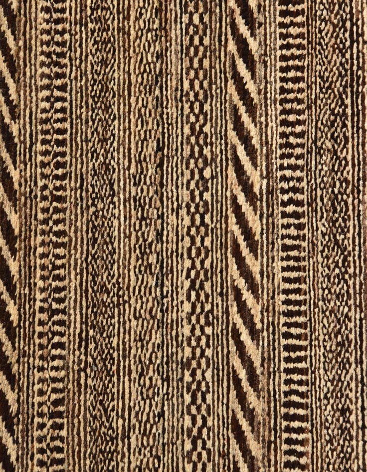 Detail image of 2' 1 x 4' 1  Hand Knotted Kashkuli Gabbeh Oriental Wool Runner Rug