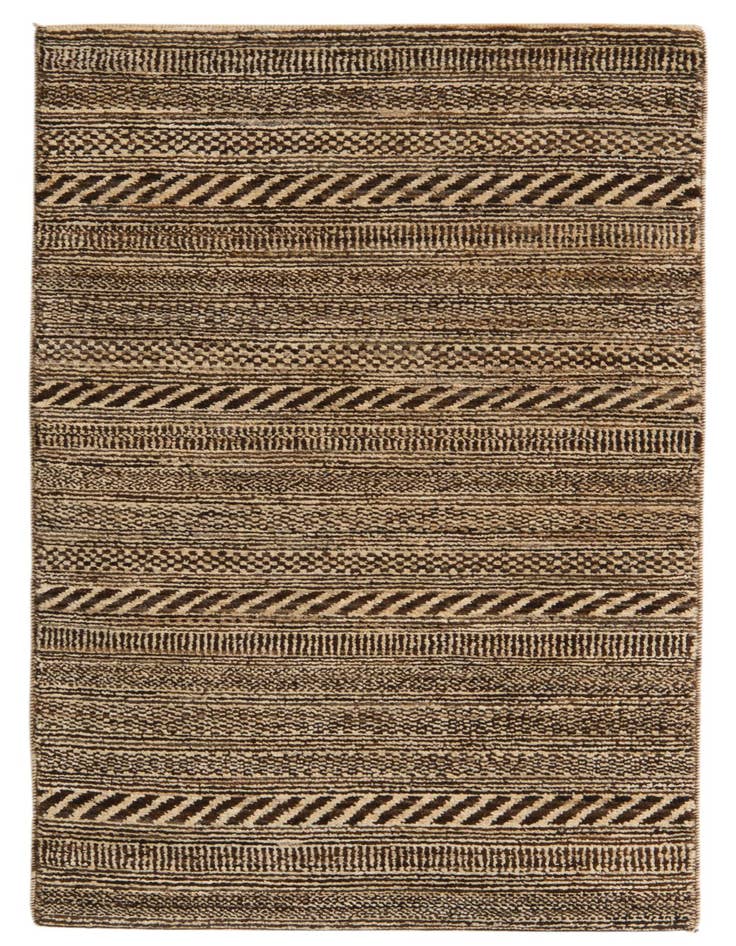 Detail image of 2' 1 x 4' 1 Hand Knotted Kashkuli Gabbeh Oriental Wool Runner Rug