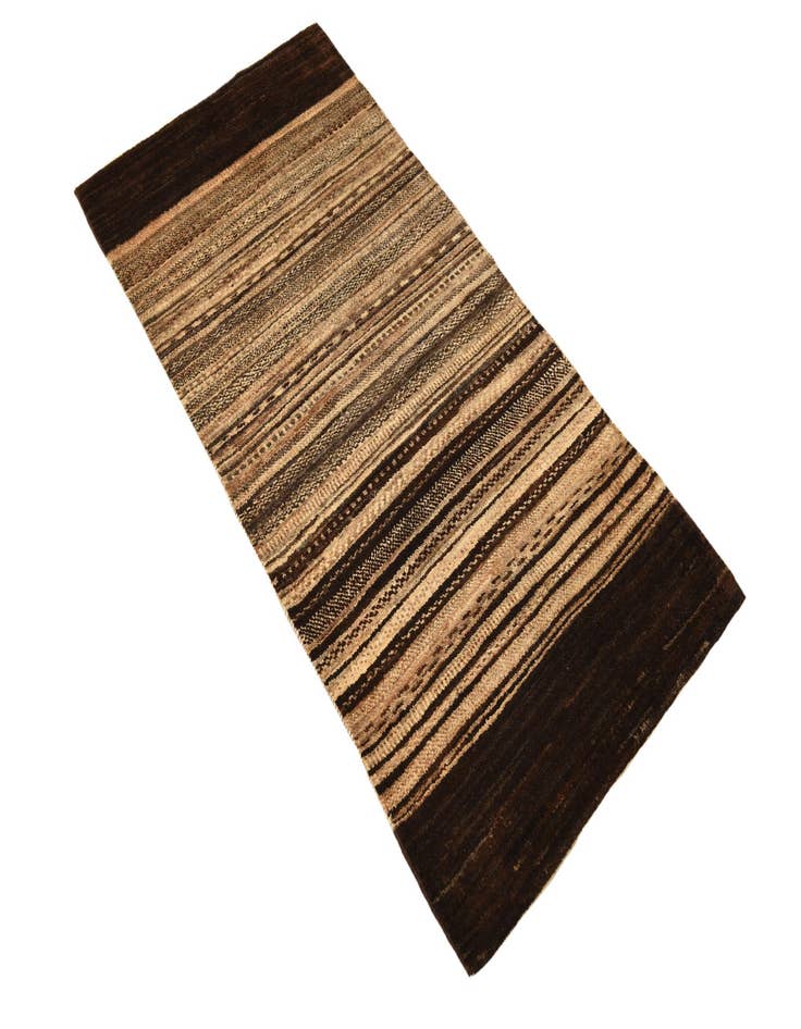 Detail image of 2' 3 x 4' 7  Hand Knotted Kashkuli Gabbeh Oriental Wool Runner Rug