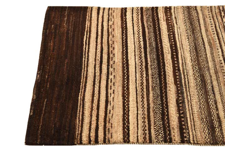 2' 3 x 4' 7 Hand Knotted Kashkuli Gabbeh Oriental Wool Runner Rug