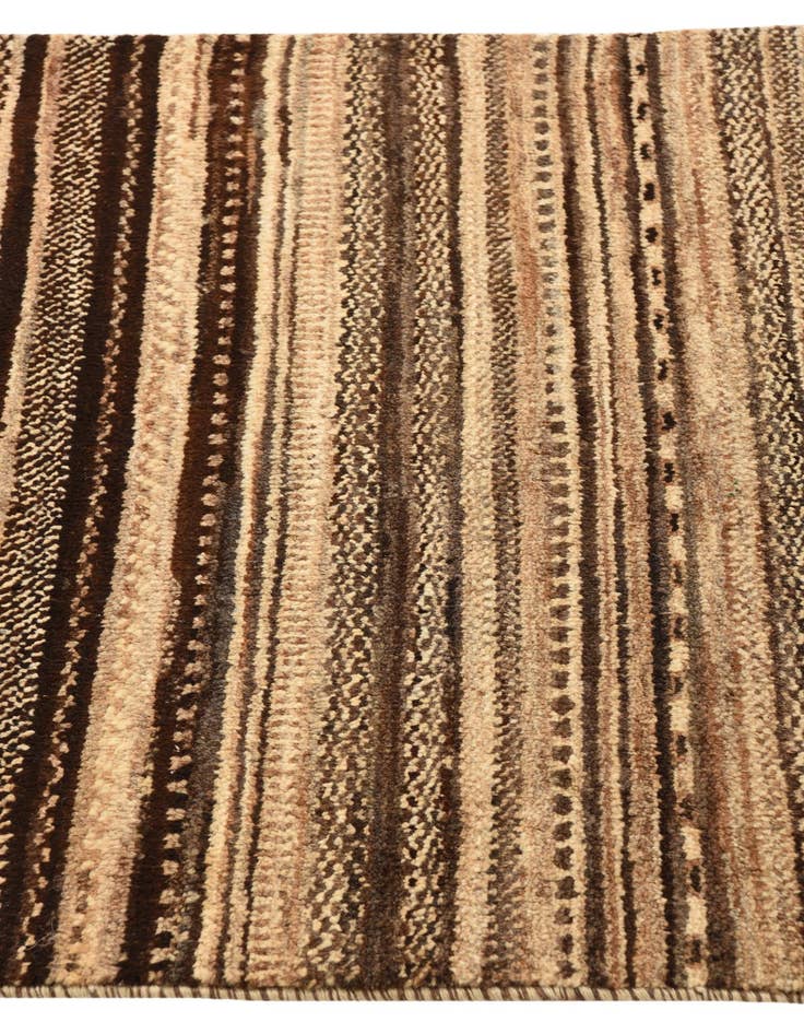 Detail image of 2' 3 x 4' 7  Hand Knotted Kashkuli Gabbeh Oriental Wool Runner Rug