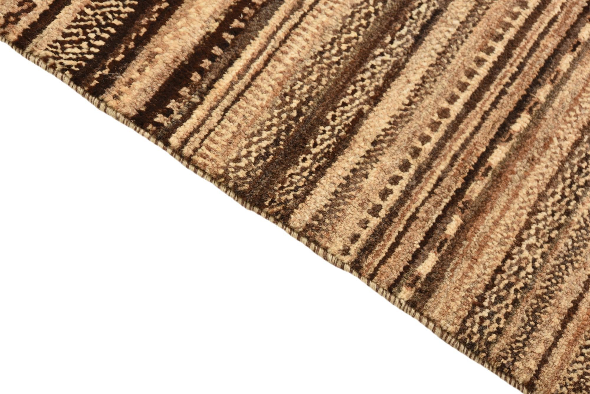 2' 3 x 4' 7 Hand Knotted Kashkuli Gabbeh Oriental Wool Runner Rug