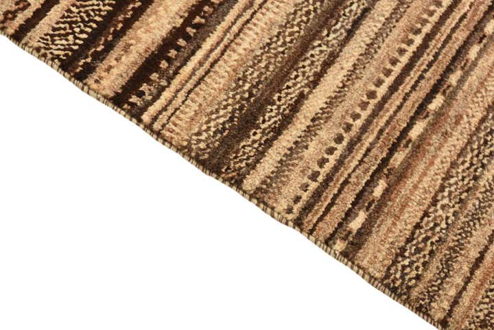 2' 3 x 4' 7 Hand Knotted Kashkuli Gabbeh Oriental Wool Runner Rug