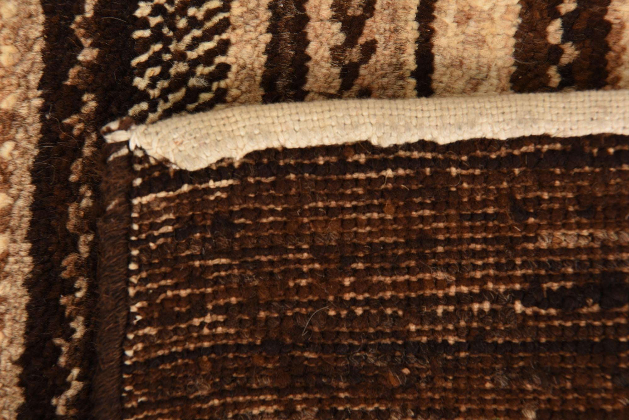 2' 3 x 4' 7 Hand Knotted Kashkuli Gabbeh Oriental Wool Runner Rug