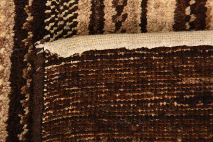 2' 3 x 4' 7 Hand Knotted Kashkuli Gabbeh Oriental Wool Runner Rug