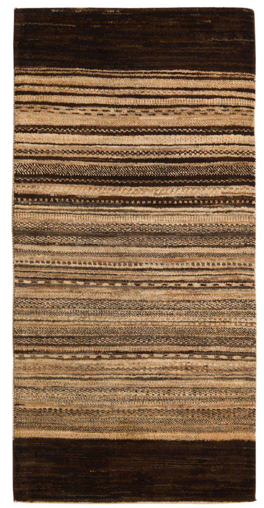 2' 3 x 4' 7 Hand Knotted Kashkuli Gabbeh Oriental Wool Runner Rug