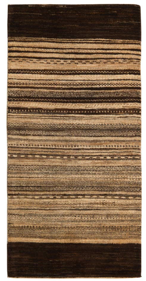Detail image of 2' 3 x 4' 7 Hand Knotted Kashkuli Gabbeh Oriental Wool Runner Rug