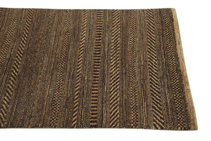 Detail image of 2' 4 x 4' 6 Hand Knotted Kashkuli Gabbeh Wool Runner Rug