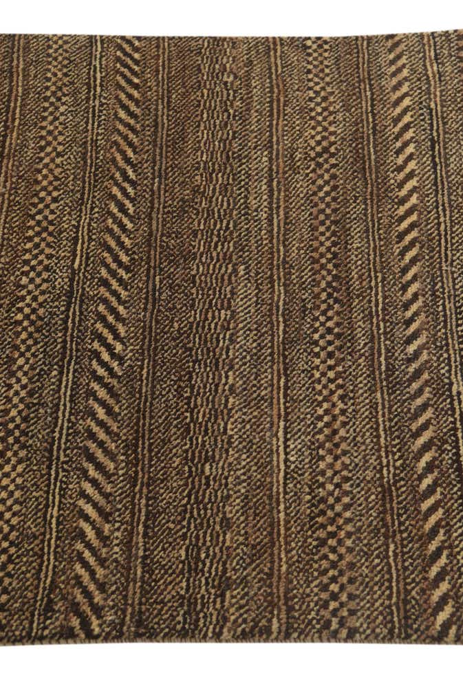 2' 4 x 4' 6 Hand Knotted Kashkuli Gabbeh Wool Runner Rug