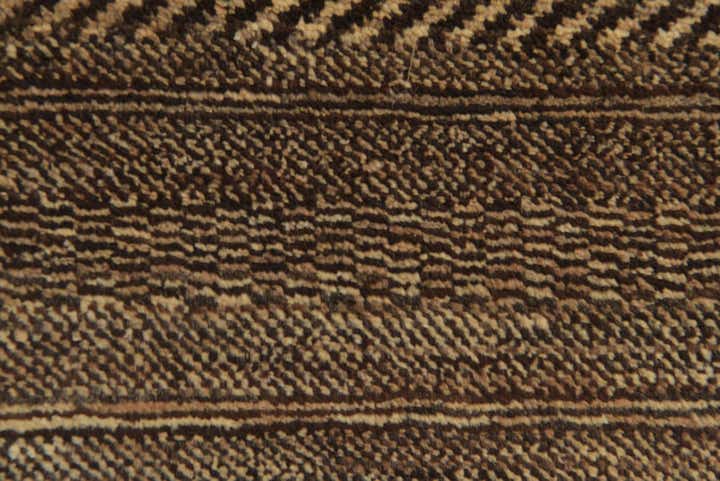 2' 4 x 4' 6 Hand Knotted Kashkuli Gabbeh Wool Runner Rug