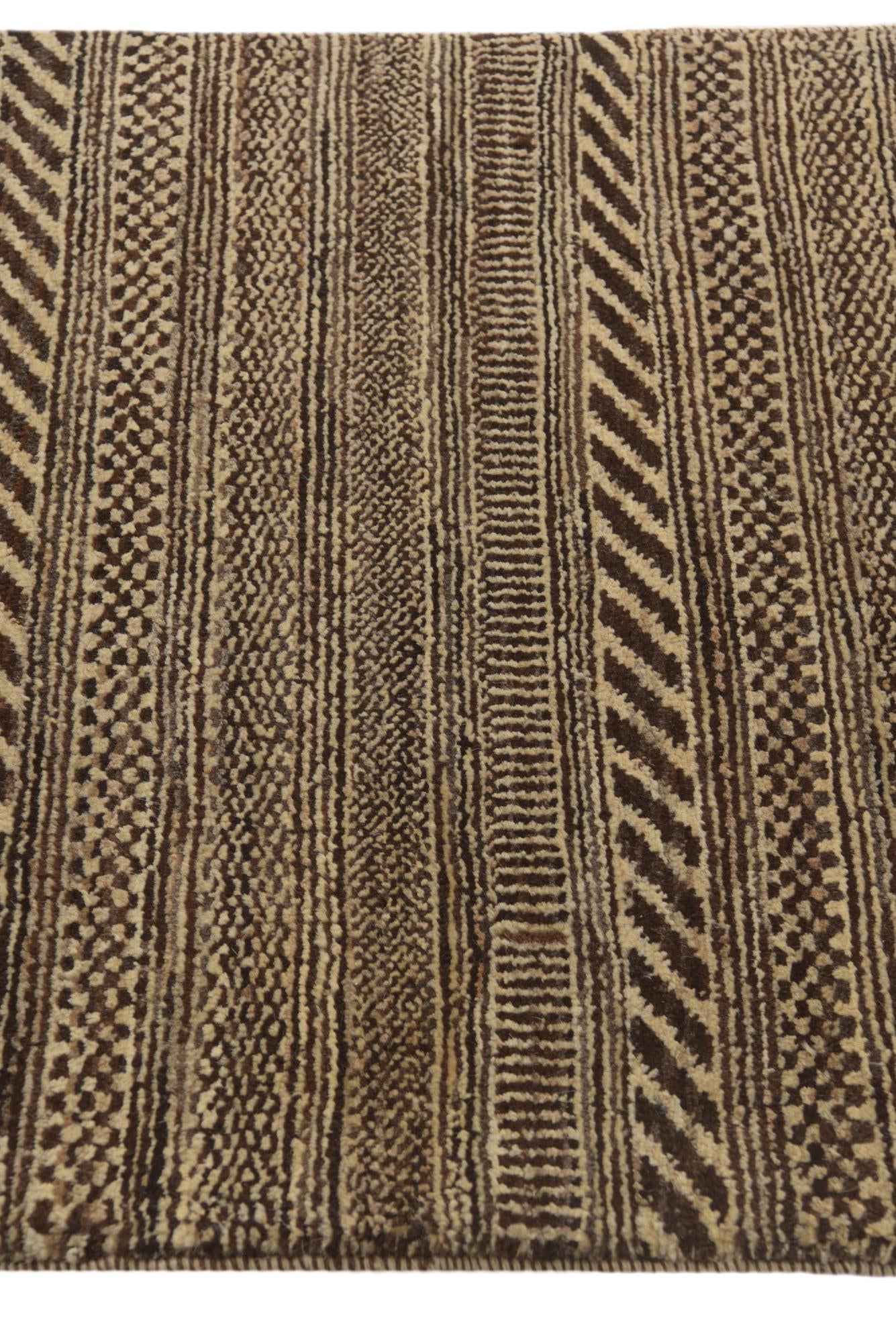 2' 1 x 4' Hand Knotted Kashkuli Gabbeh Oriental Wool Runner Rug