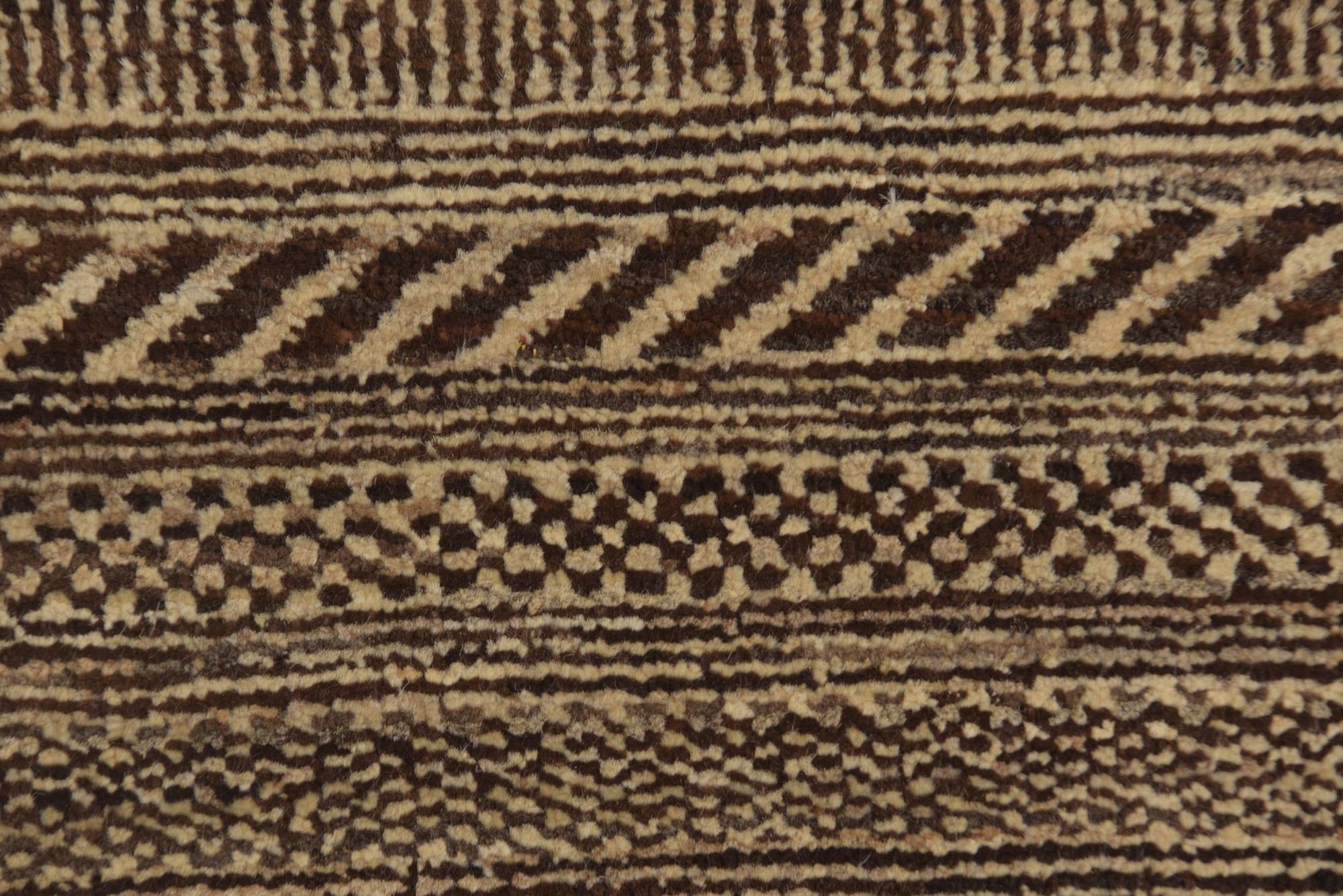 2' 1 x 4' Hand Knotted Kashkuli Gabbeh Oriental Wool Runner Rug