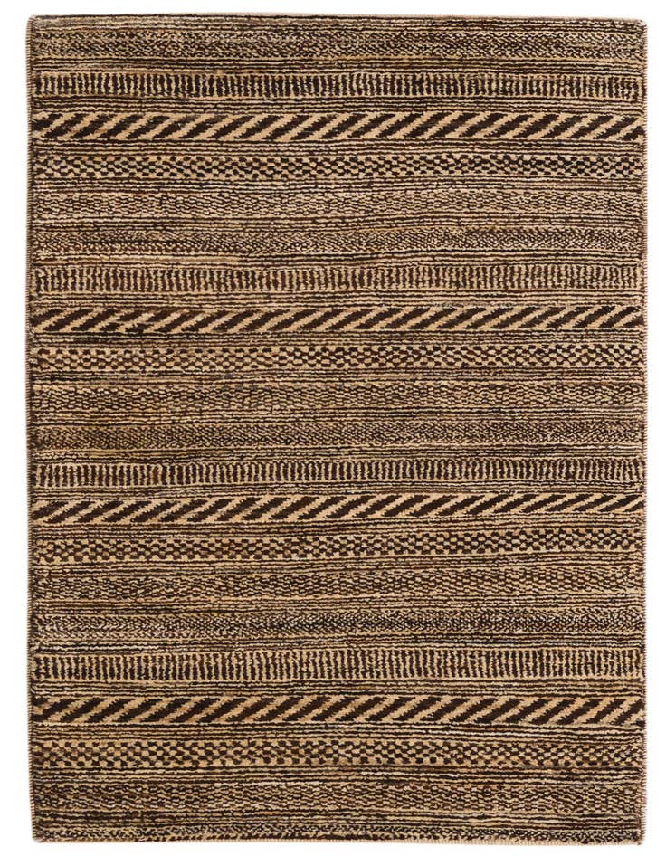 Detail image of 2' 1 x 4' Hand Knotted Kashkuli Gabbeh Oriental Wool Runner Rug