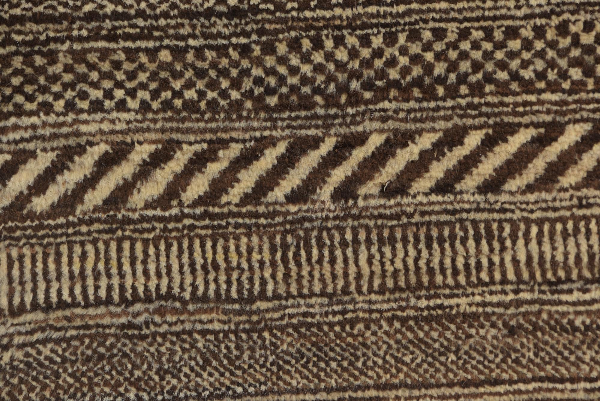 2' 4 x 4' 7 Hand Knotted Kashkuli Gabbeh Oriental Wool Runner Rug