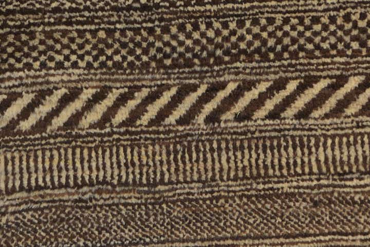 2' 4 x 4' 7 Hand Knotted Kashkuli Gabbeh Oriental Wool Runner Rug